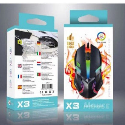 MOUSE GAMING USB X3