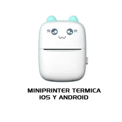 MINI IMPRESORA PORTATIL AZULES