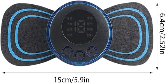 Masajeador de cuello EMS Parche adhesivo para masaje cervical recargable.