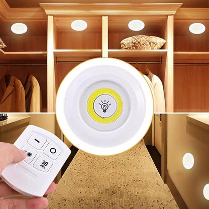 SET DE 3 LUCES LED CON CONTROL REMOTO