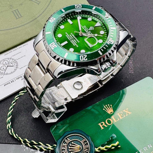 ROLEX SUBMARINER PLATEADO-VERDE
