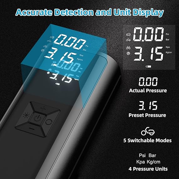 COMPRESOR DE AIRE CON WIRELESS DIGITAL EG-216