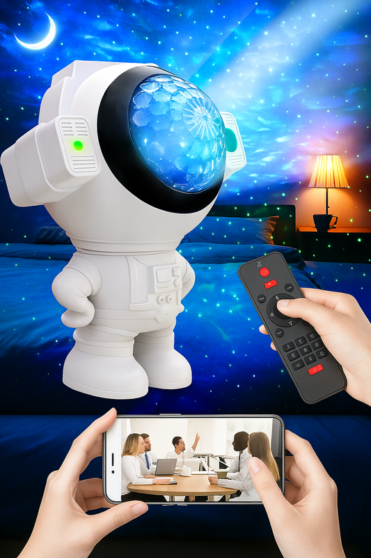 ASTRONAUTA PROYECTOR DE GALAXIA / BOCINA BLUETOOTH