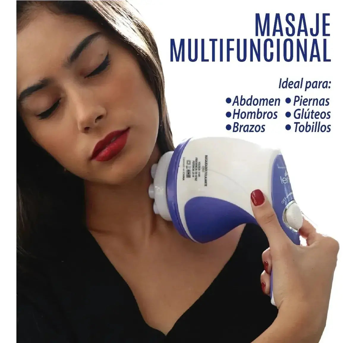 Masajeador Corporal Muscular Reductor Tonificador Eléctrico