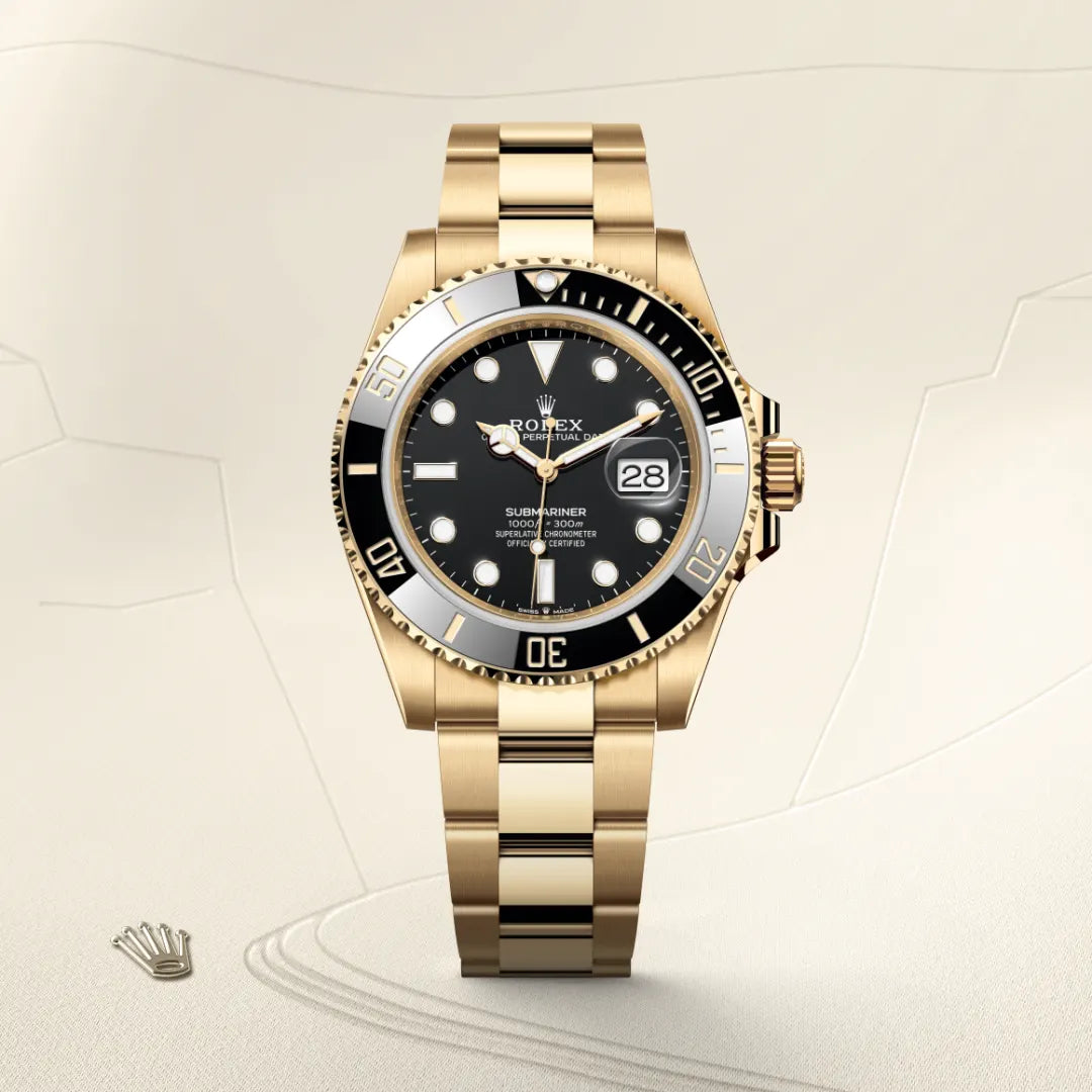 ROLEX SUBMARINER DORADO-NEGRO