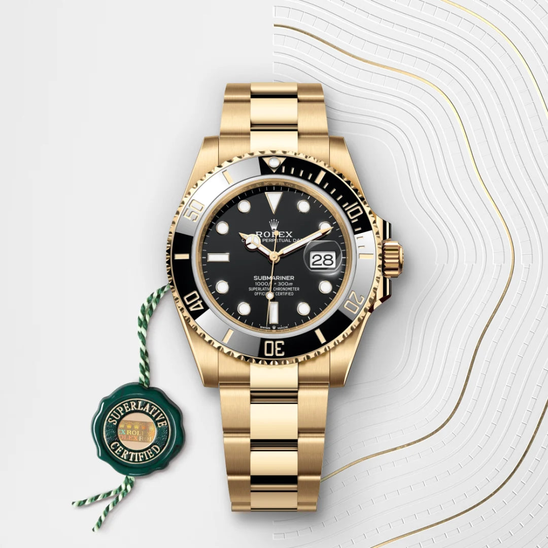 ROLEX SUBMARINER DORADO-NEGRO